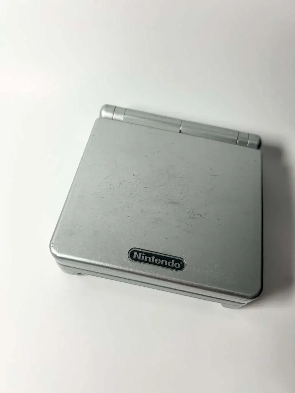 Nintendo Game Boy Advance SP AGS-001 Silver Bundle with 3 Games